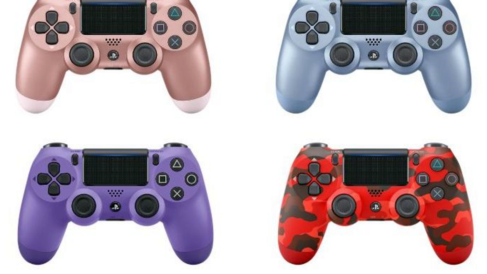 These new DualShock 4 colors coming this fall are pretty snazzy