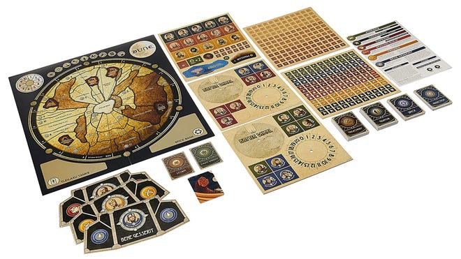 Dune (2019) board game layout