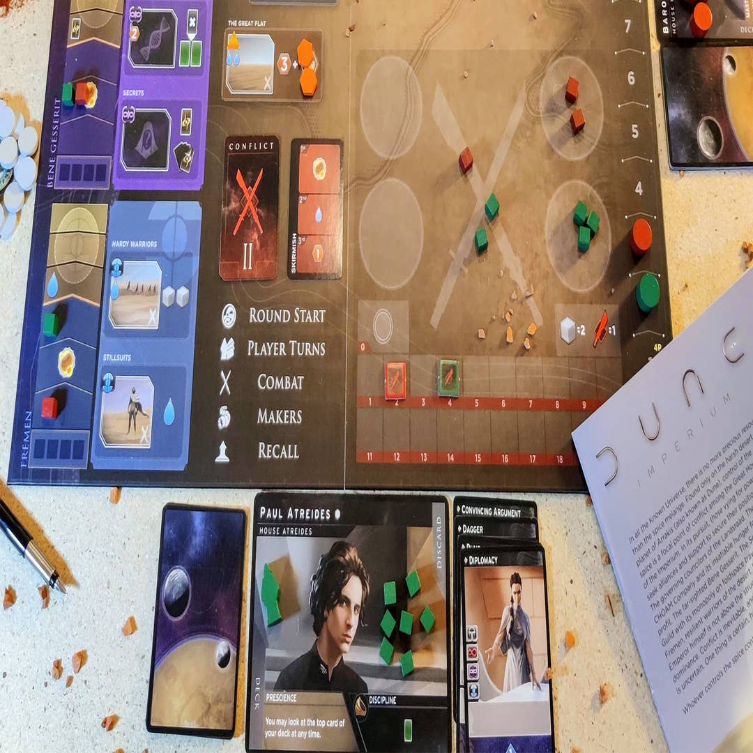 Take a Look At the DUNE: IMPERIUM Deck-Building Game - Nerdist