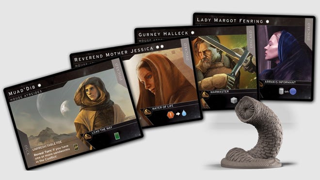 Image of cards from Dune: Imperium Uprising.