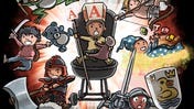 The title art for Dungeon Babies, a D&D 5E supplement that lets players take on the role of brave, if silly, toddler adventurers.