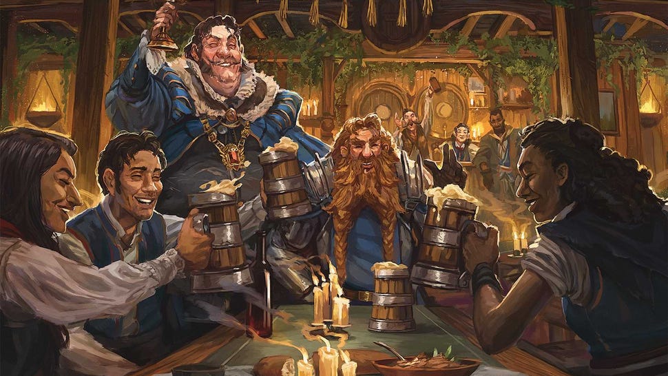 Dungeons & Dragons Bastion system unearthed arcana drinking buddies