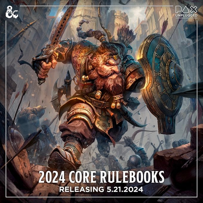 Dungeons & Dragons' next core books given a 2024 release date, only to
