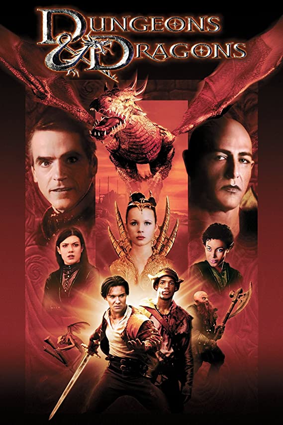 The poster for the 2000 Dungeons & Dragons movie