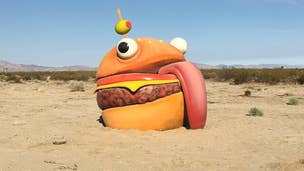 Real-world Fortnite Durr Burger found in the desert with other mysterious props