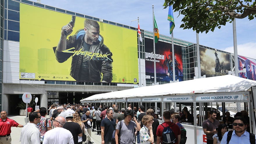 A queue outside E3 2019.