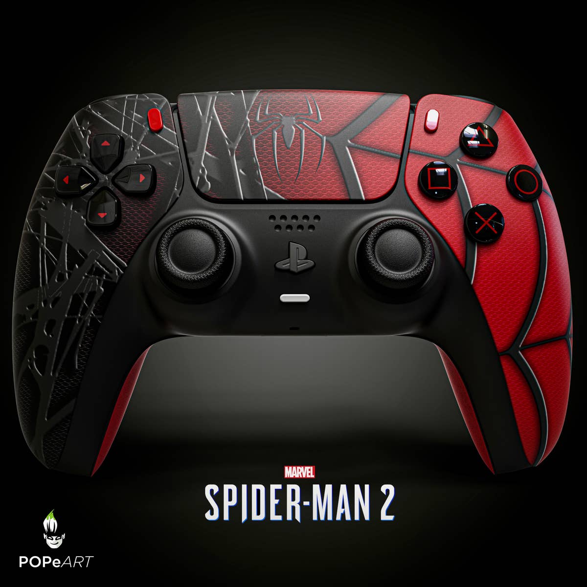 DualSense di PS5 a tema Spider-Man ideato da un designer italiano è davvero  fantastico
