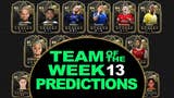 Some of the Ultimate Team cards predicted to feature in the EA FC 24 TOTW 13 squad.