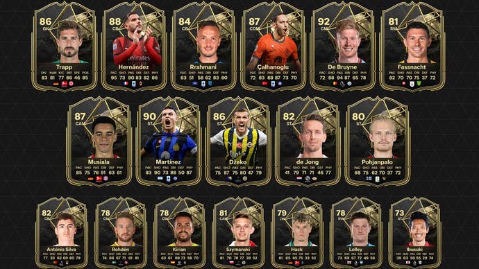 Cards are expected to feature in the EA FC 24 Week 18 squad.