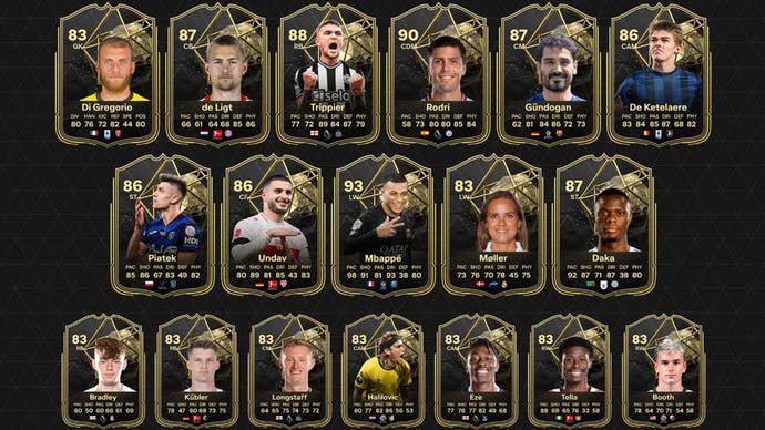 Ultimate Team cards that could make the FC 24 Team of Week 21.