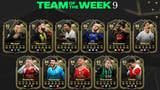 A selection of cards from the EA FC 24 TOTW 9 squad.