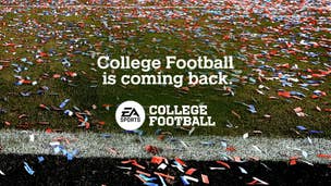 A promo image for EA Sports College Football.