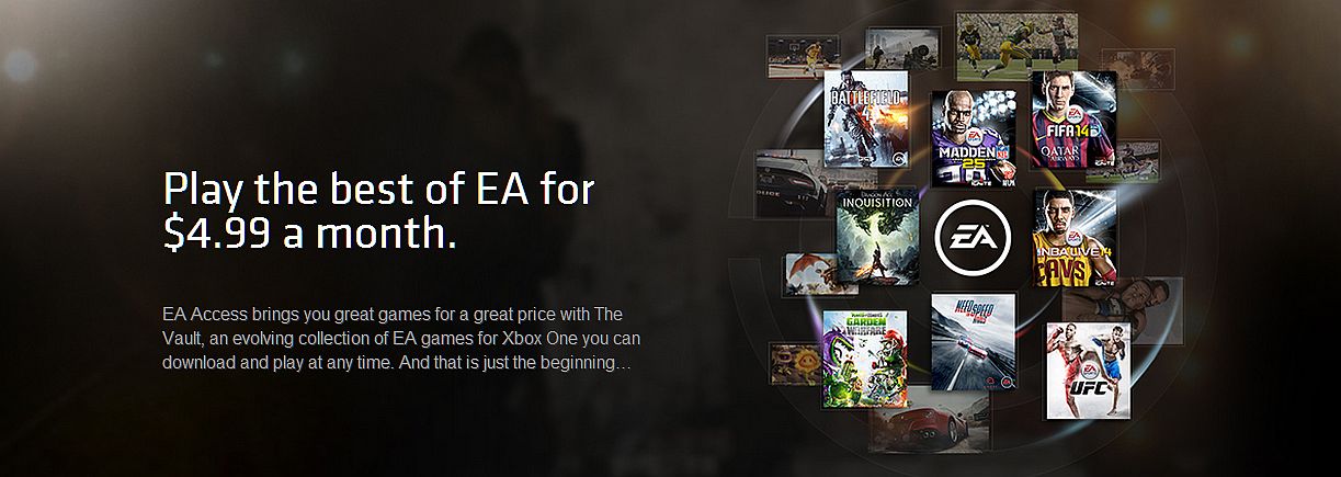 Ea access xbox clearance one new games