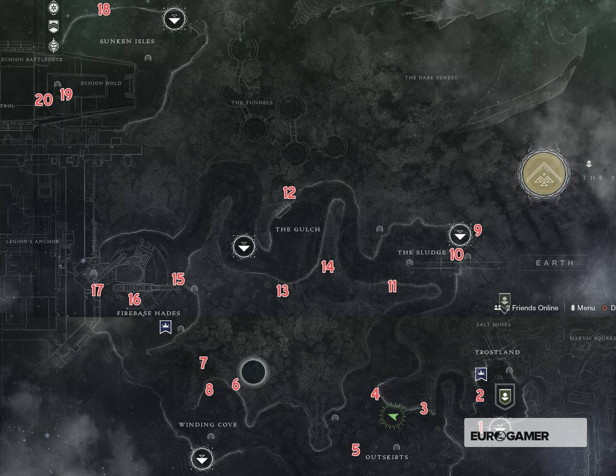 Destiny 2 Region Chest locations list - where to find every regional chest  on every planet