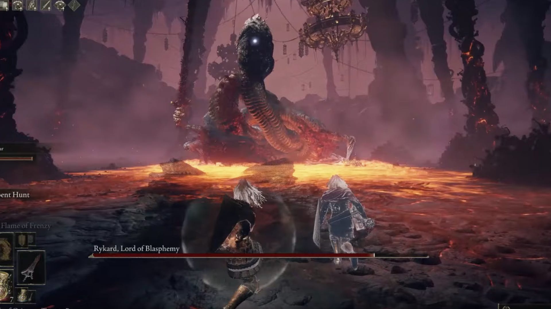 Elden Ring Rykard, Lord Of Blasphemy boss fight walkthrough Rock