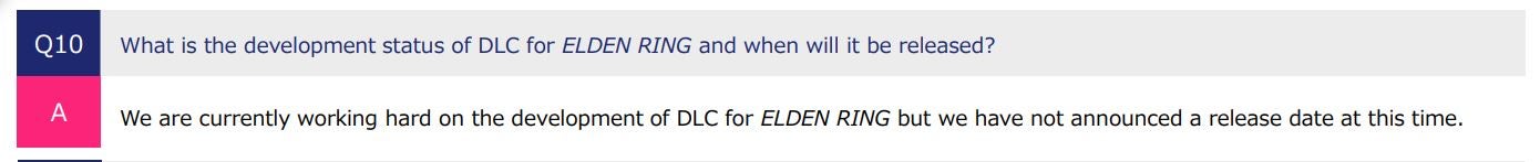 Kadokawa sobre DLC de Elden Ring