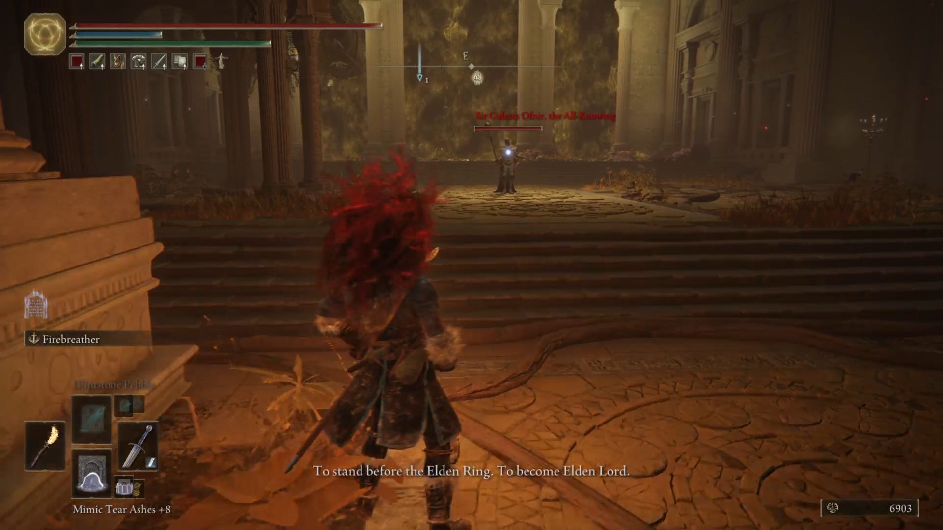 Elden Ring Sir Gideon Ofnir tips and strategy