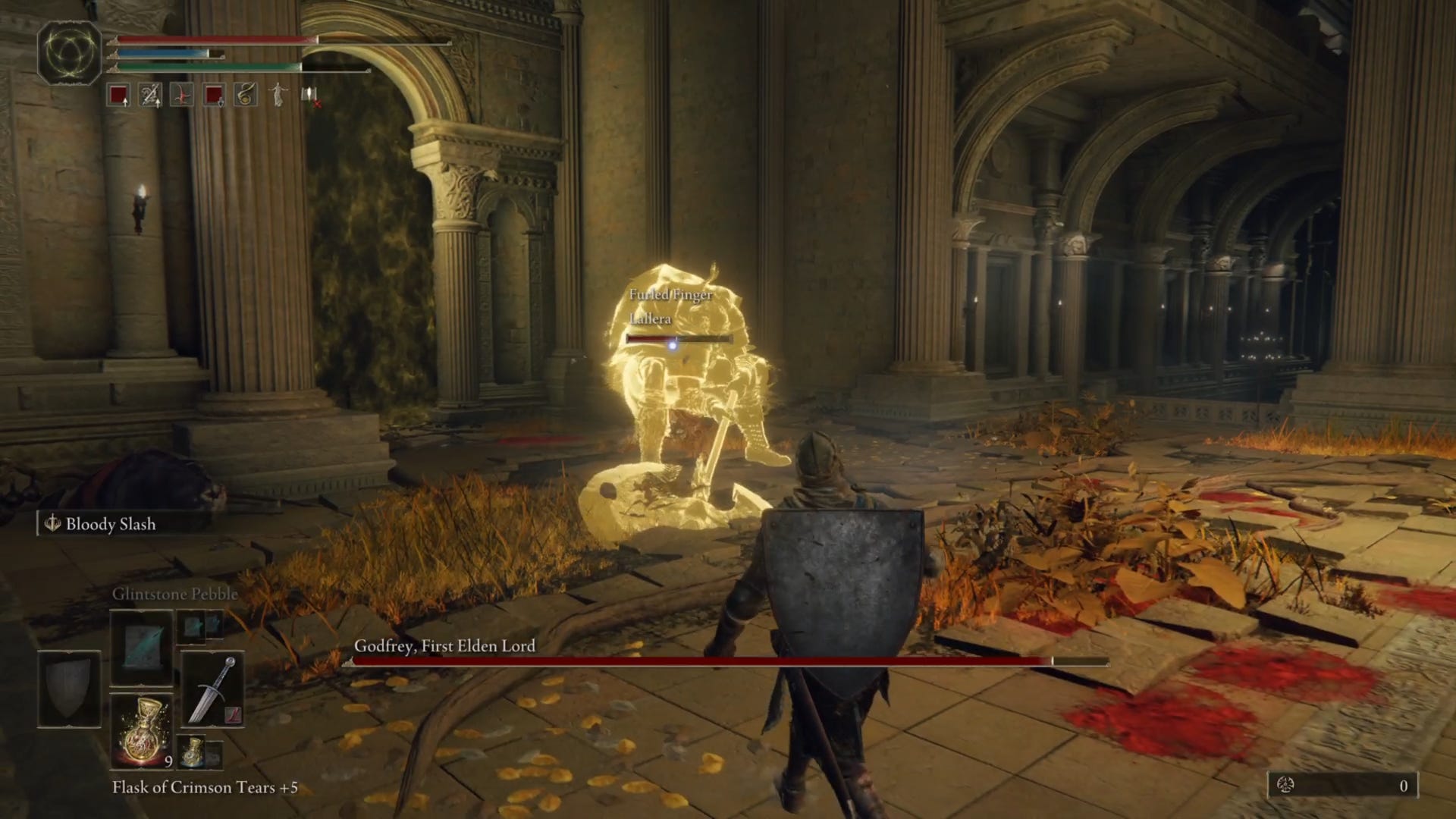 Elden Ring Godfrey the First Elden Lord tips and strategy | Eurogamer.net