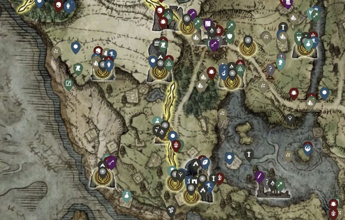 This Elden Ring map is an interactive companion to your adventures in ...