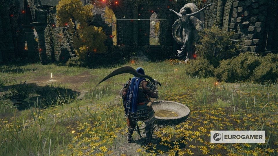 Elden Ring Third Church of Marika location to get the Flask of Wondrous