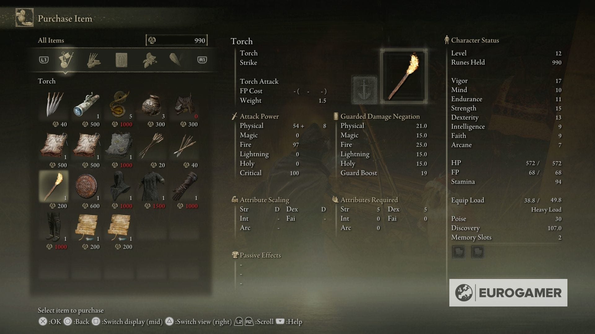 How to get a torch and light caves in Elden Ring