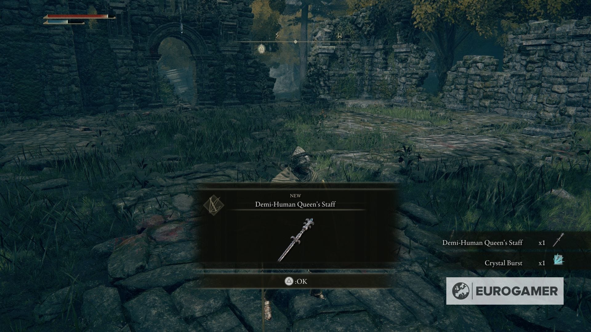 Elden Ring staff location Where to find a staff and sorcery teacher