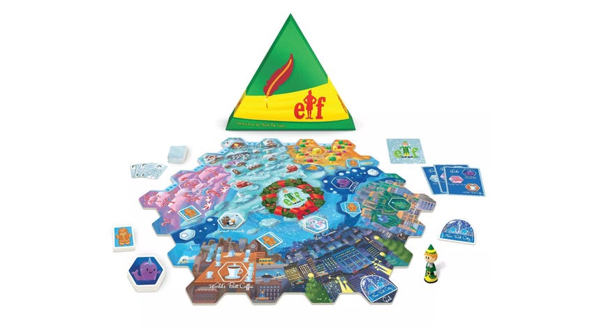 Elf: Journey from the North Pole board game layout