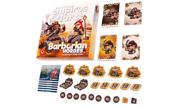 Empires of the North: Barbarian Hordes board game layout