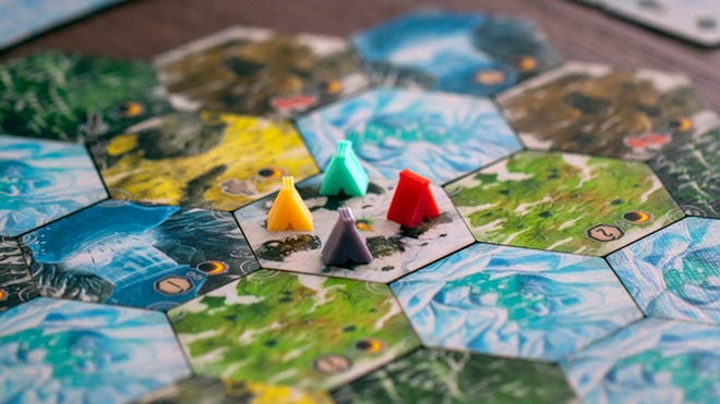 Endless Winter: Paleoamericans board game layout