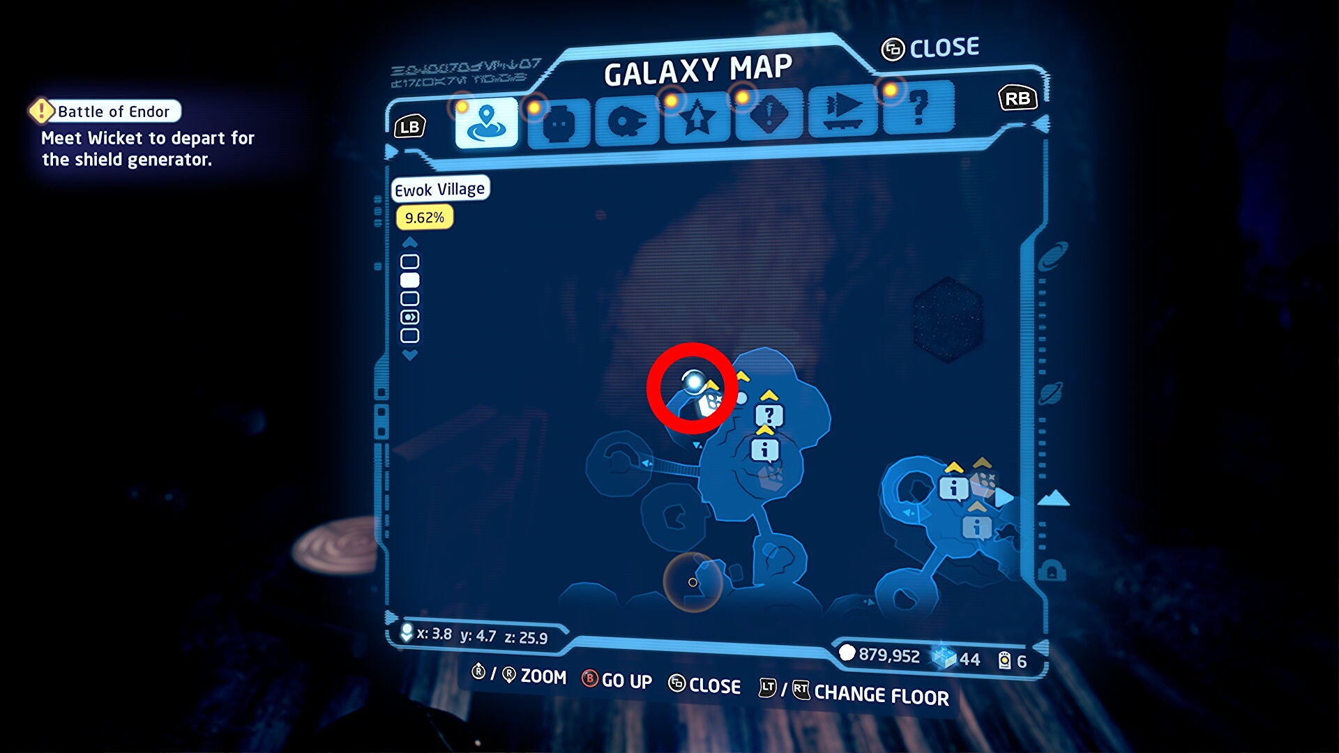 Todas las Tarjetas de Datos de LEGO Star Wars Skywalker Saga