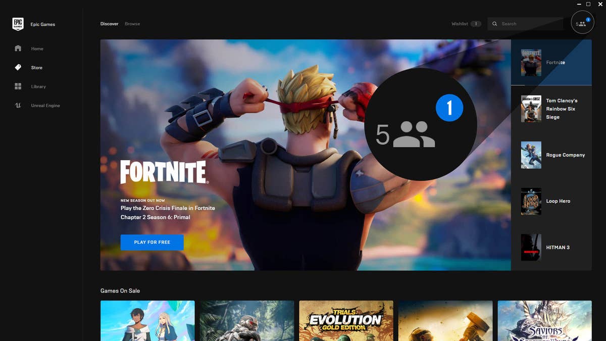 Epic Games Store to add party system with voice and text chat