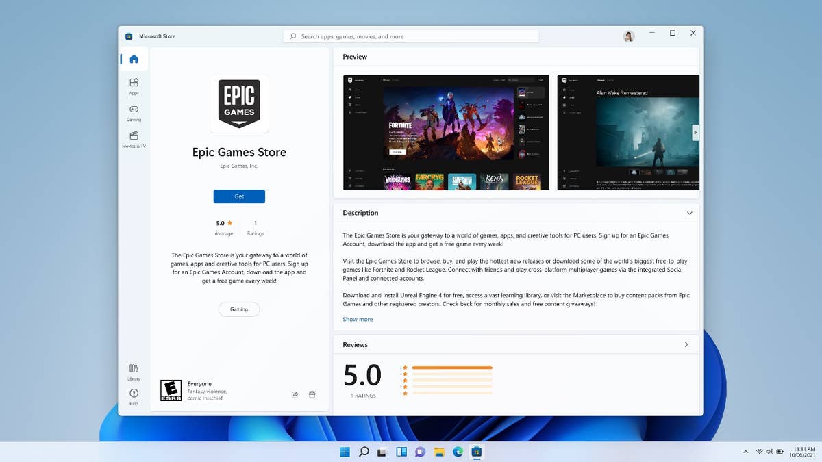 Epic Games is coming to the Microsoft Store