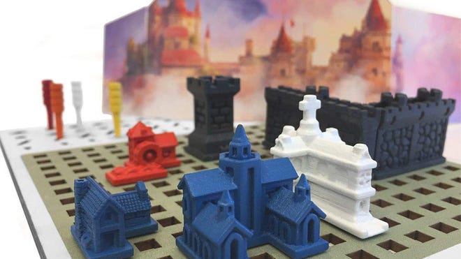 Era: Medieval Age board game pieces