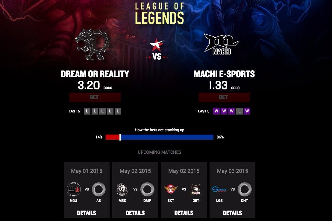 eSports betting site Unikrn is now live Eurogamer