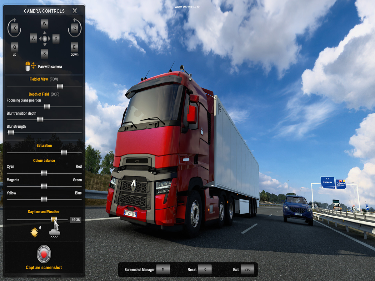 Euro Truck Simulator 2's photo mode update will soon let you