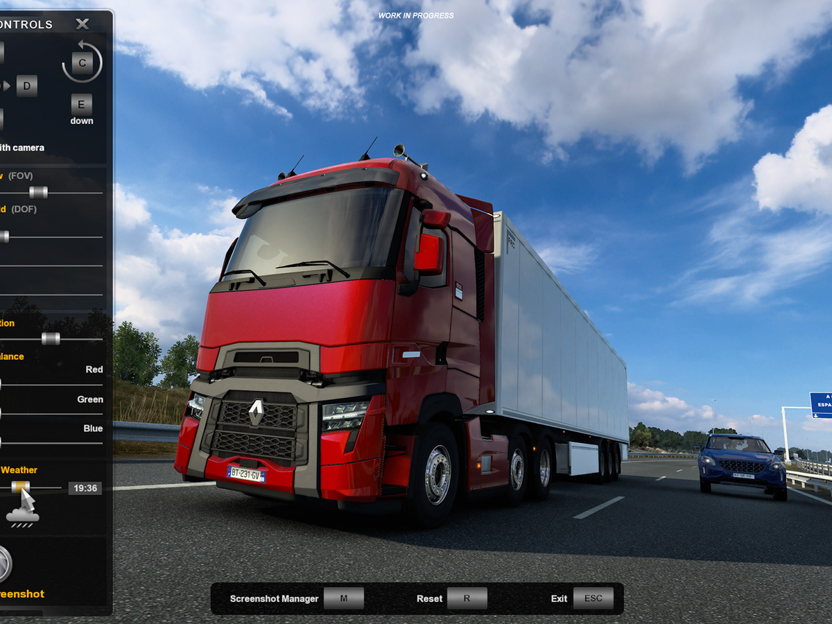 Euro Truck Simulator 2's photo mode update will soon let you