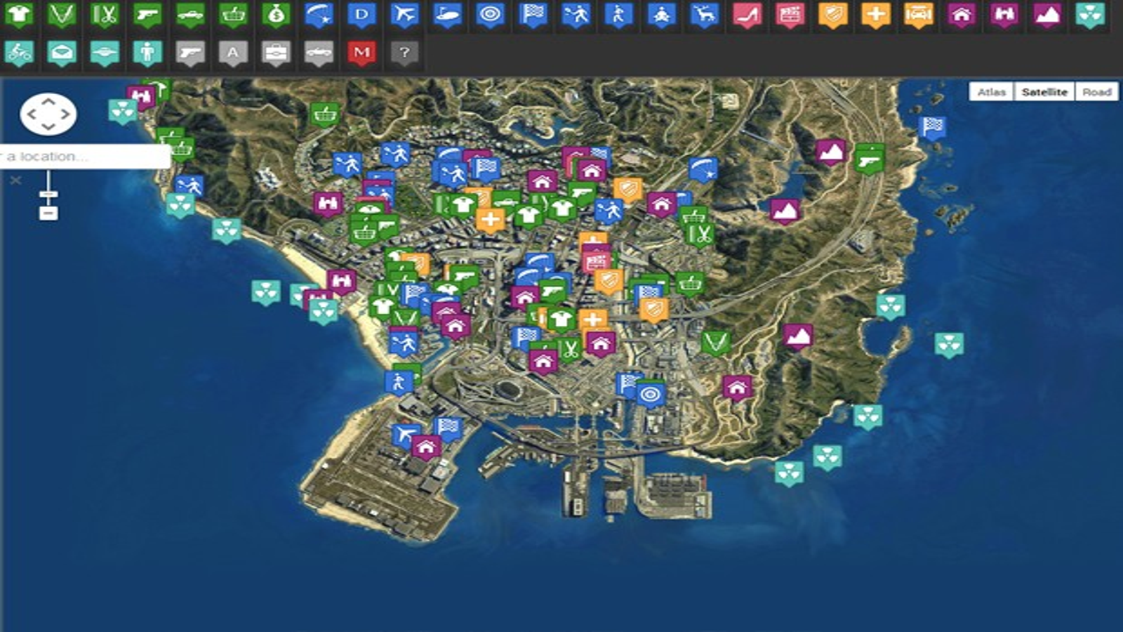 Mapa de GTA V na internet - Grand Theft Auto V - Gamereactor