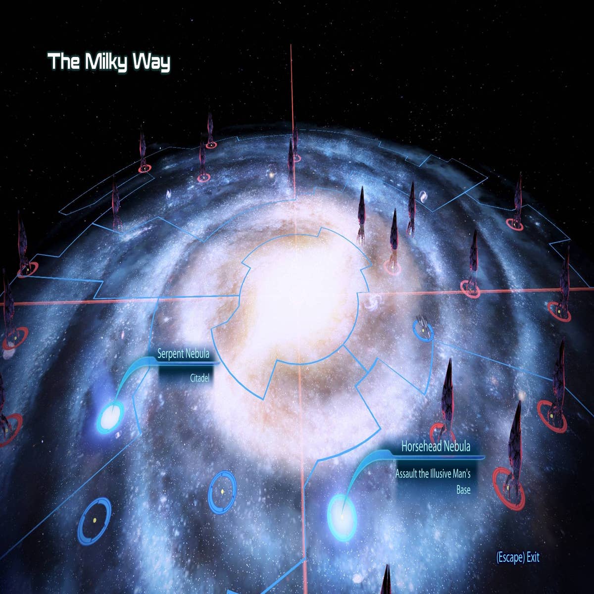 mass effect universe map