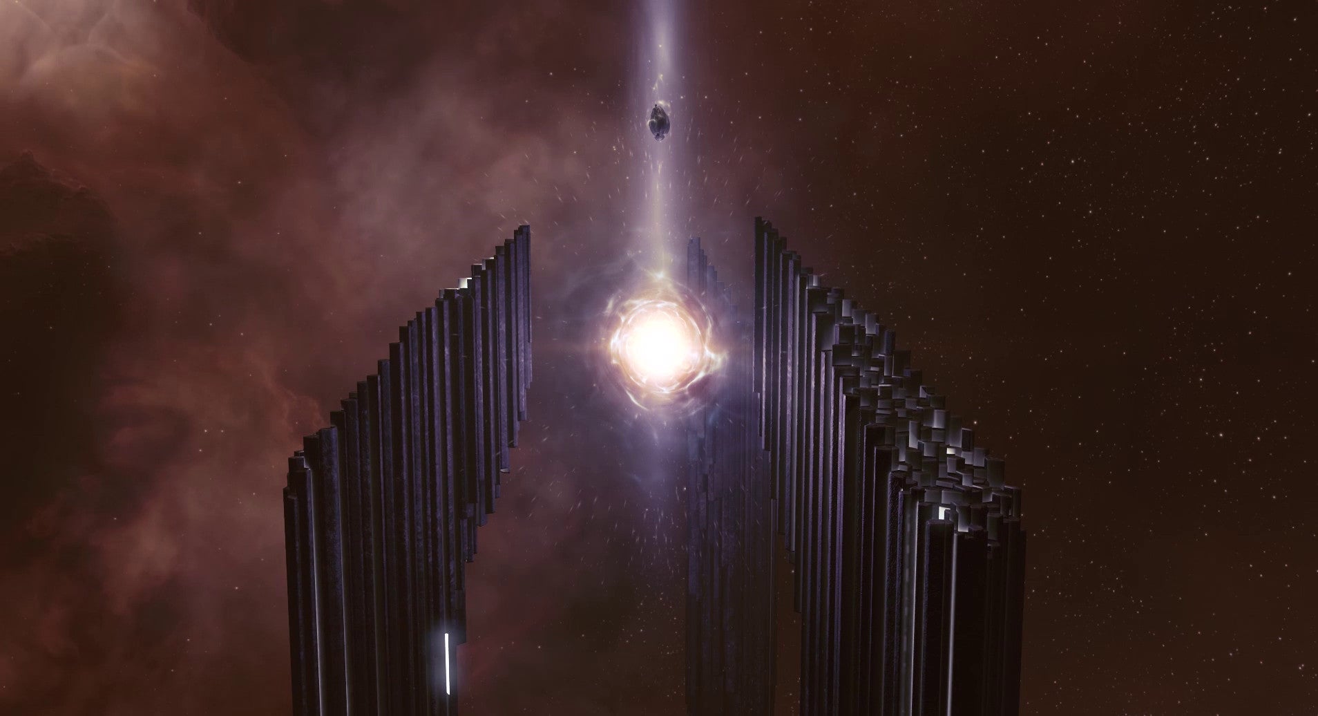 Eve Online's cemetery memorial.