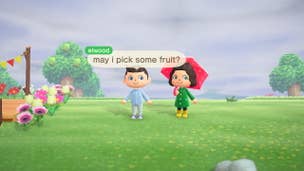 Elijah Wood visits an Animal Crossing player's island to sell turnips