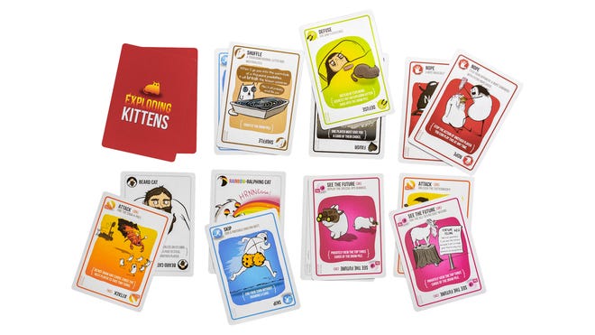 Exploding Kittens 2-Player Version cards