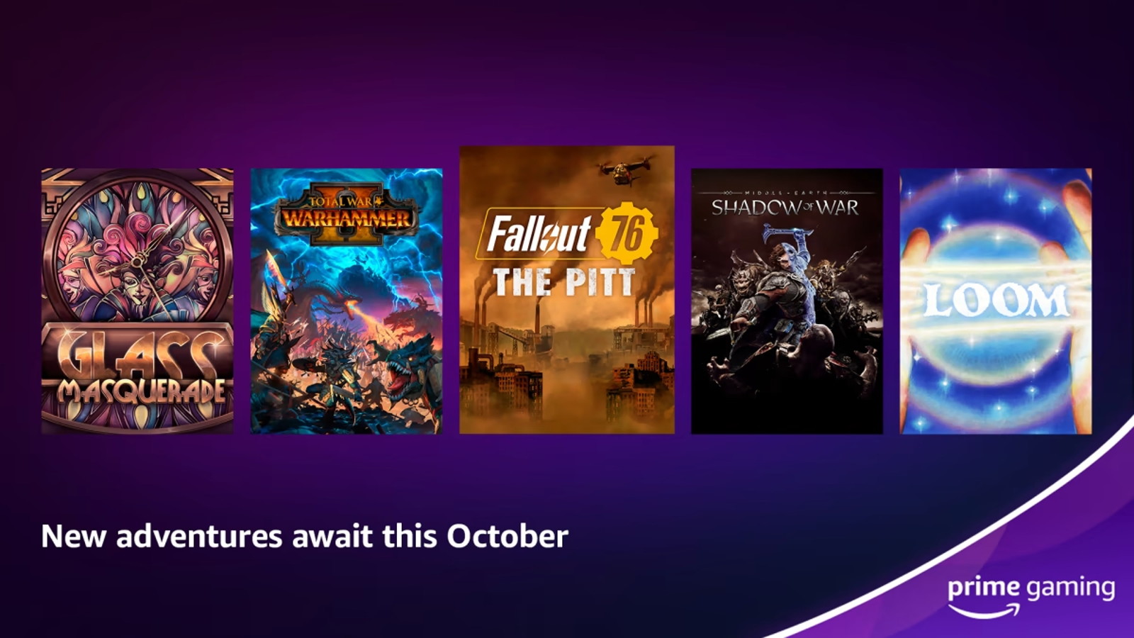 Prime Gaming October 2023 - what games are we getting?