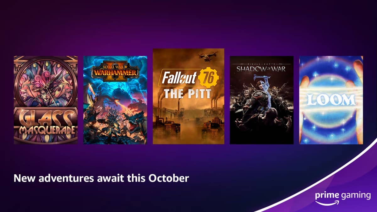 October's  Prime Gaming line-up is here