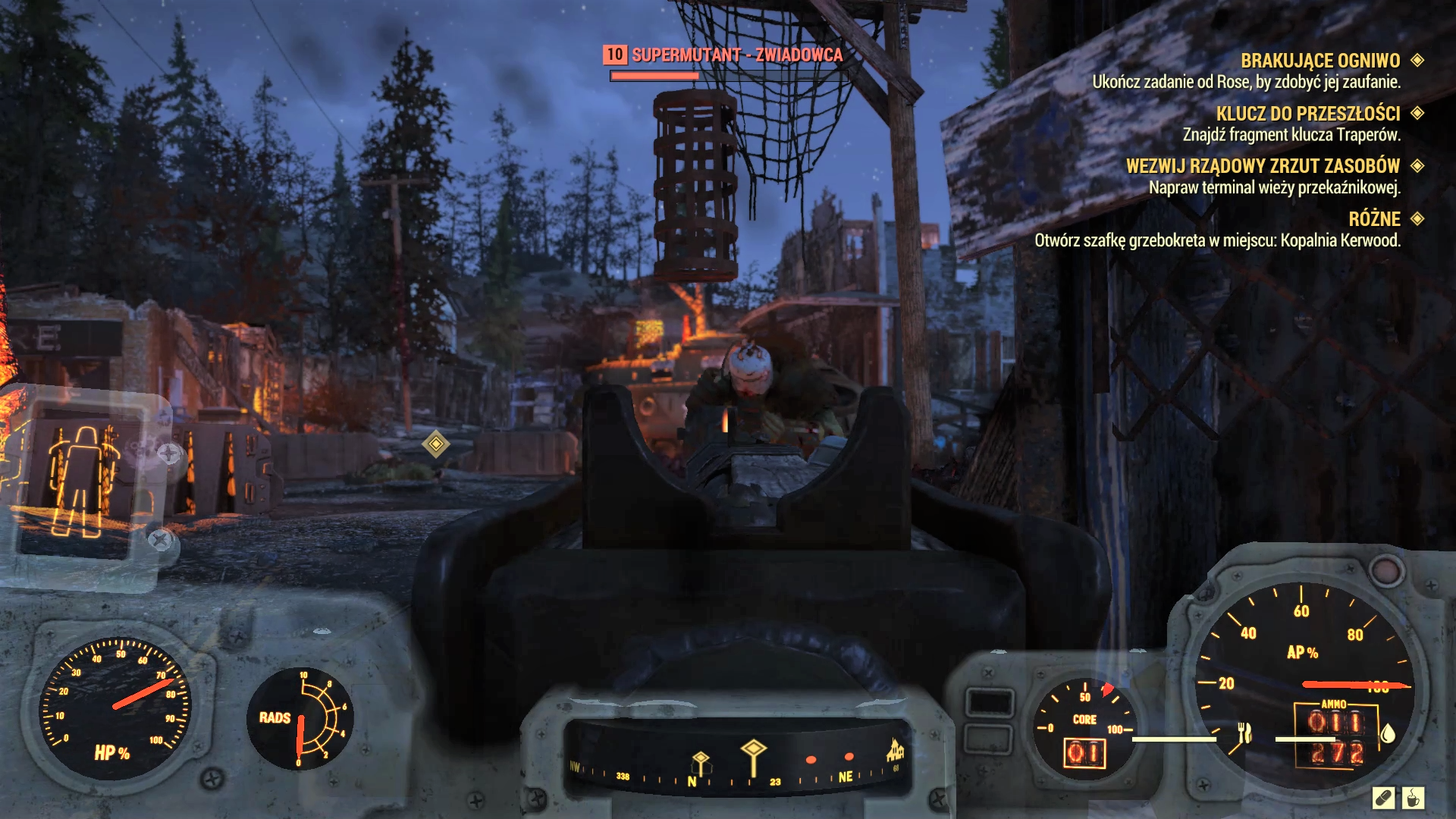 Fallout 76 Klucz do Przeszłości kopalnia Blackwater i fragment