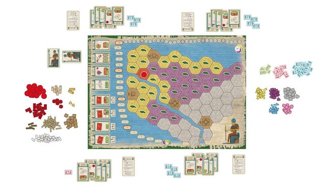 Faiyum board game layout