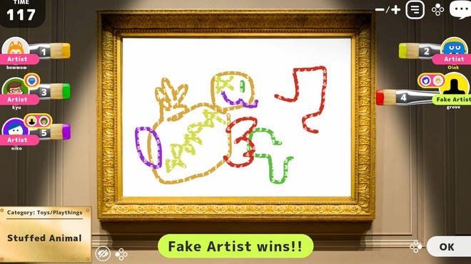 A Fake Artist Goes to New York, Let's Play! Oink Games screenshot
