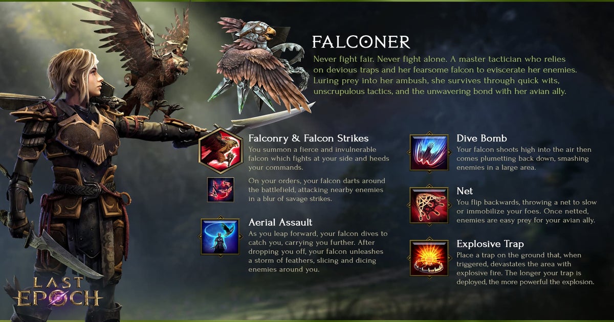 Last Epoch Sets Itself Apart from Diablo with Introduction of Battle Falcon Mechanics