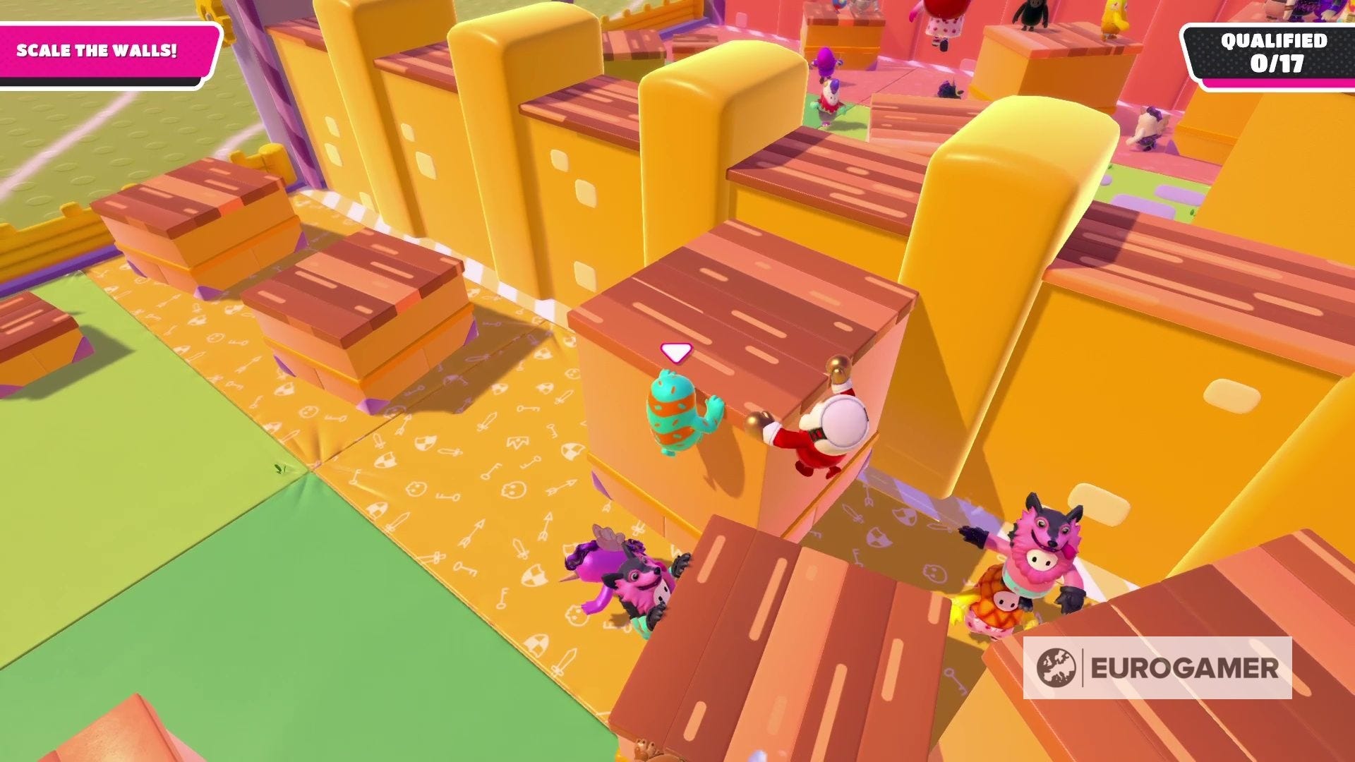 Fall Guys - How to climb and grab walls, boxes and blocks explained ...