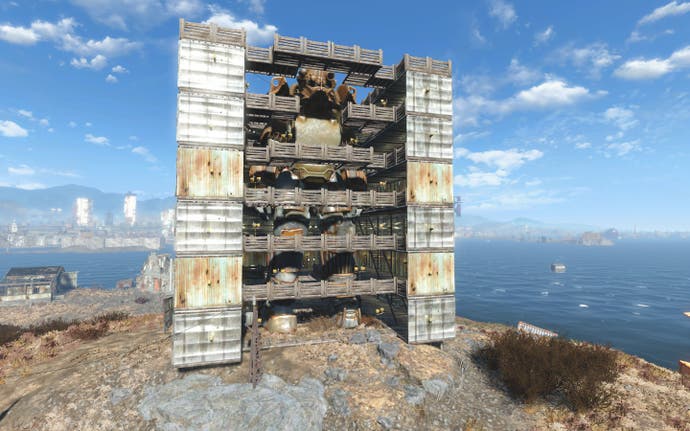 Fallout Structures Fallout 4 base builders are using mods to create incredible settlements ...