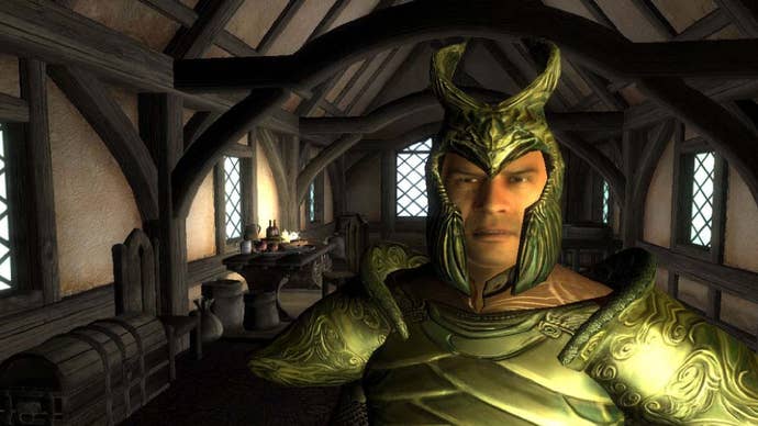 Un personaje de The Elder Scrolls IV: Oblivion